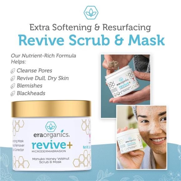 Era Organics Microdermabrasion Facial Scrub & Face Exfoliator - (2 oz) - Picture 3 of 6